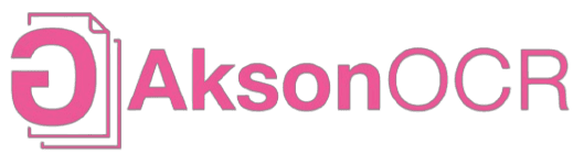 aksonOCR Logo - AI OCR สำหรับภาษาไทย