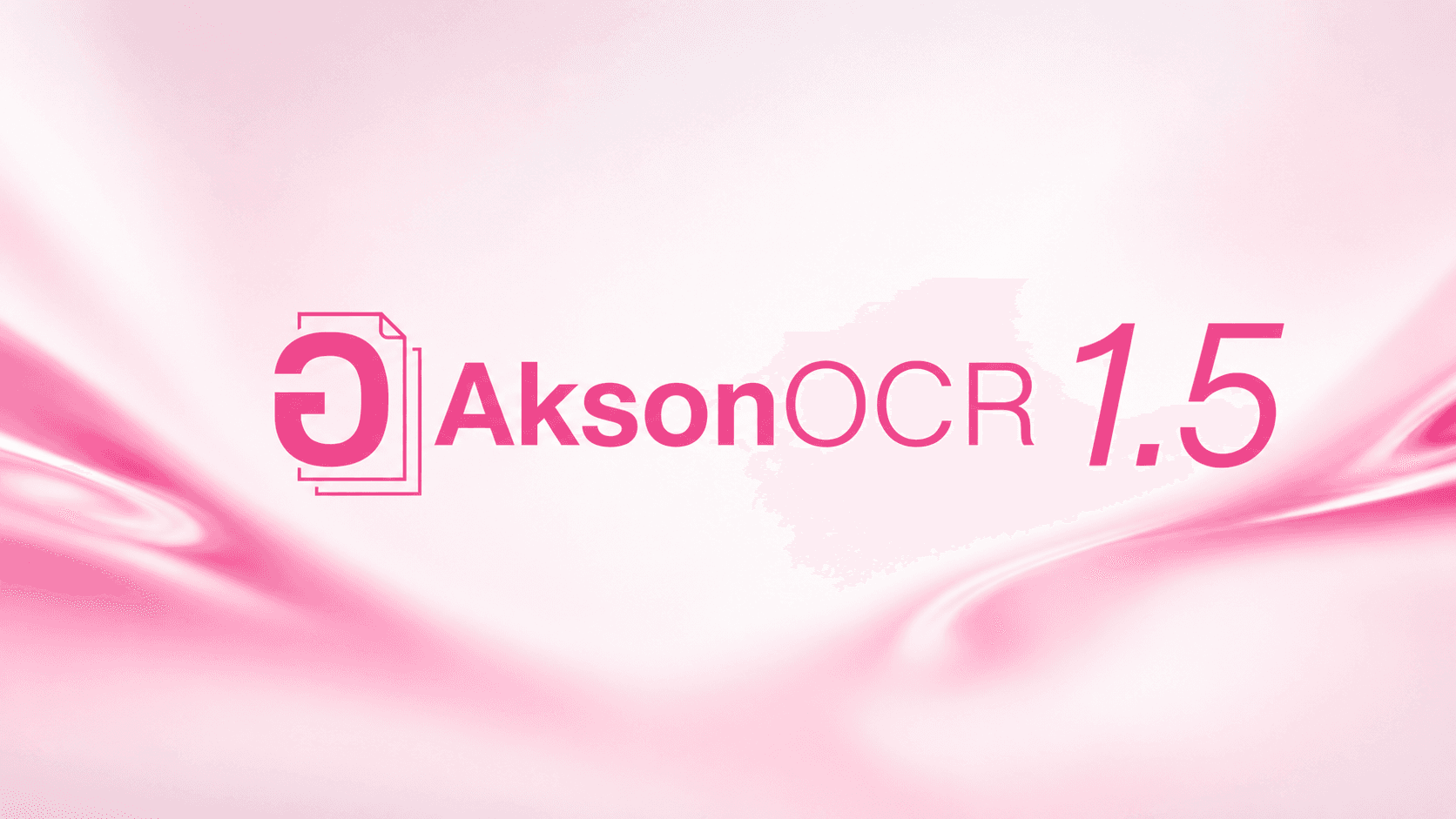 AksonOCR 1.5 Release